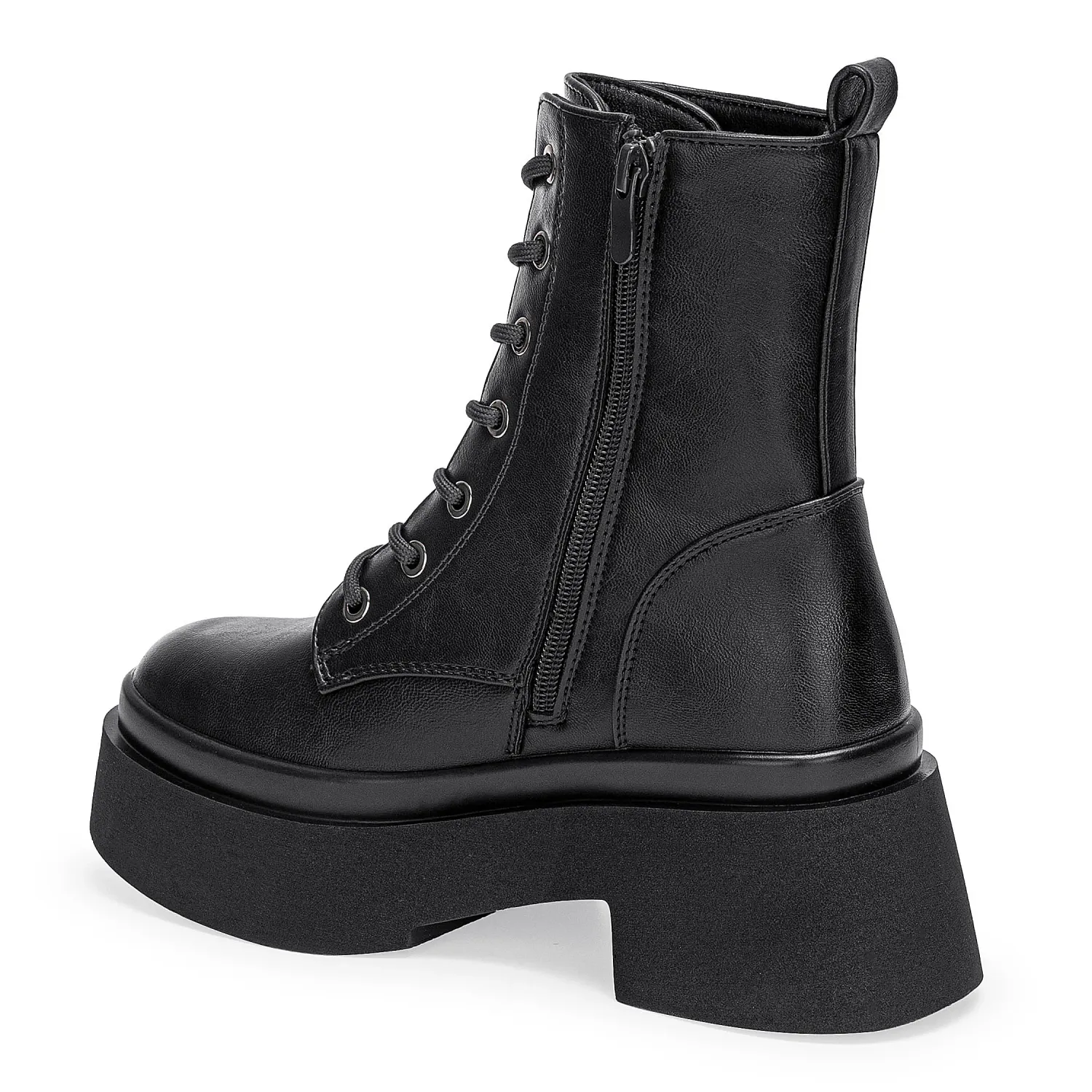 Platanitos Botin Platanitos Dama Btchun Rock color negro | Platanitos