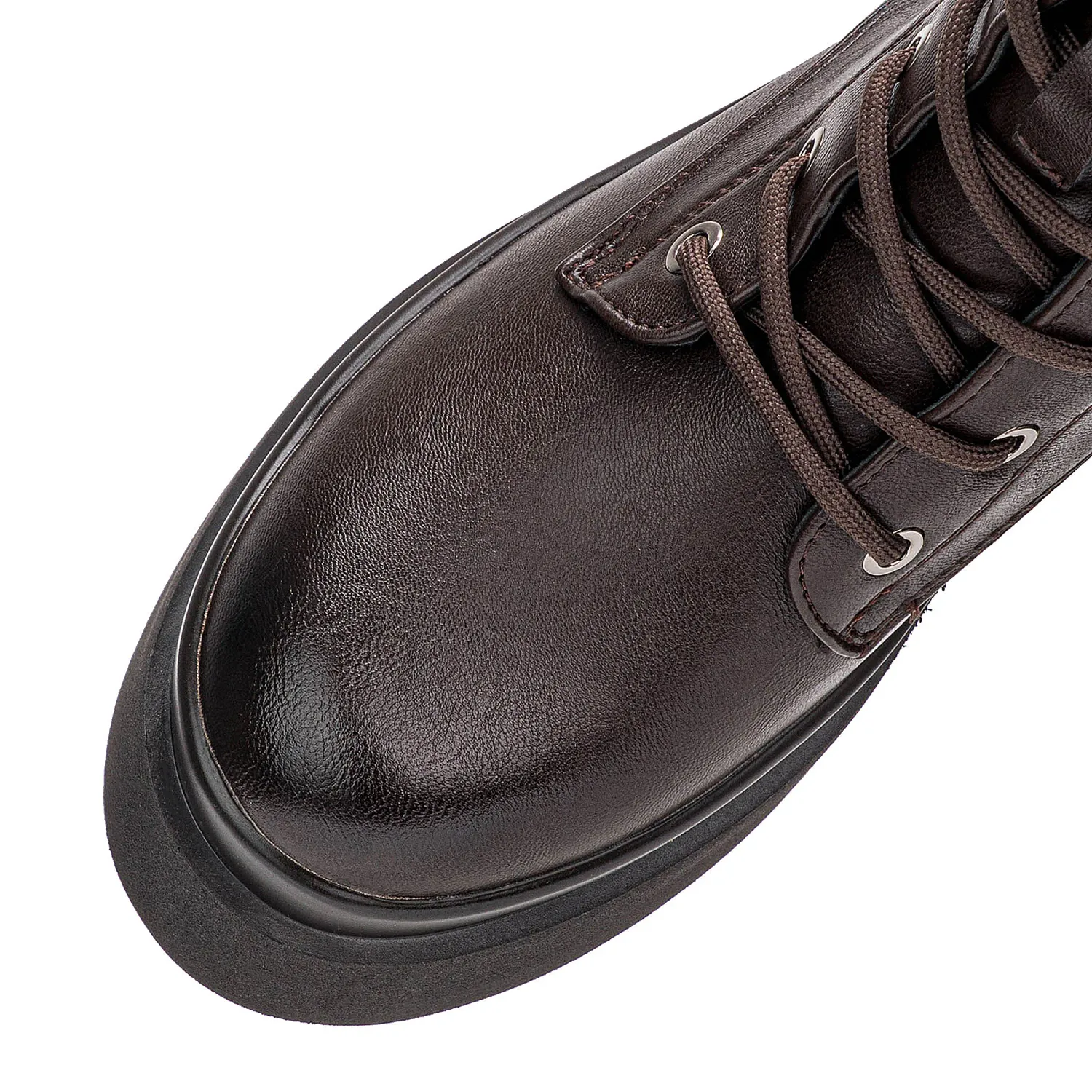 Botin Platanitos Dama Btchun Rock color marron oscuro. | Platanitos