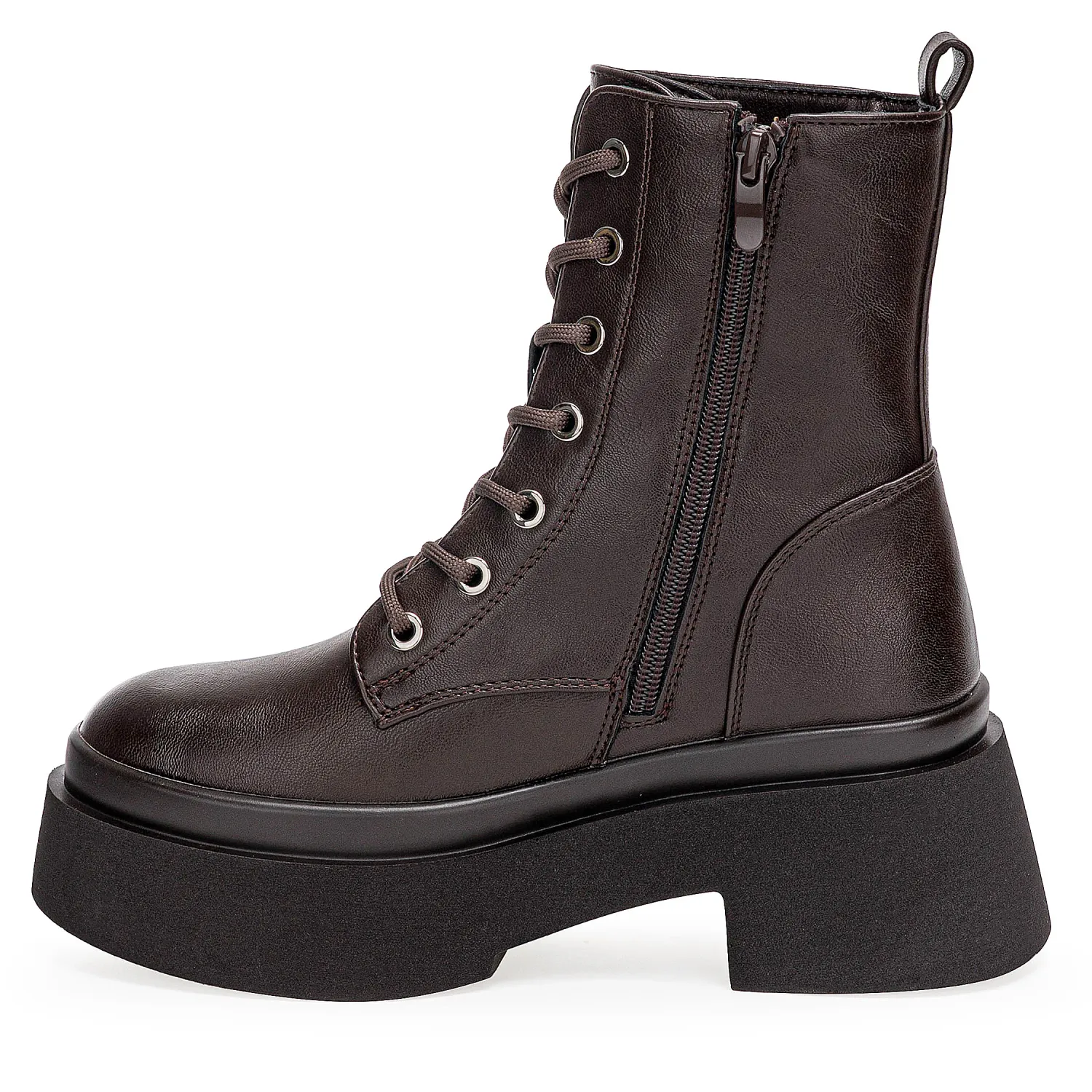 Botin Platanitos Dama Btchun Rock color marron oscuro. | Platanitos