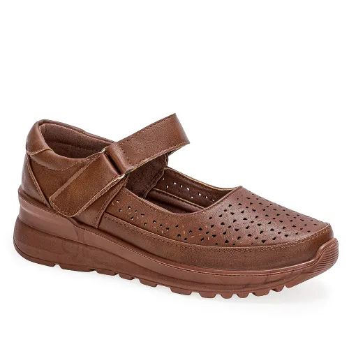 Platanitos Marron de Mujer modelo Calzado Dama C Nataly marrones sintéticos mujer 2025091816553973581 Sintético Sintético