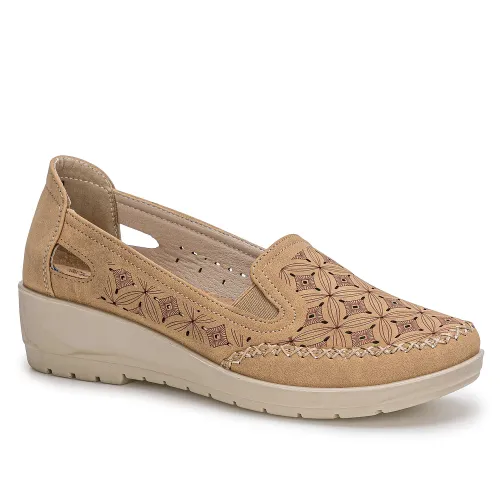 Platanitos Marron de Mujer modelo Calzado Dama C Karina marrones sintéticos mujer 2025091816553973602 Sintético Sintético