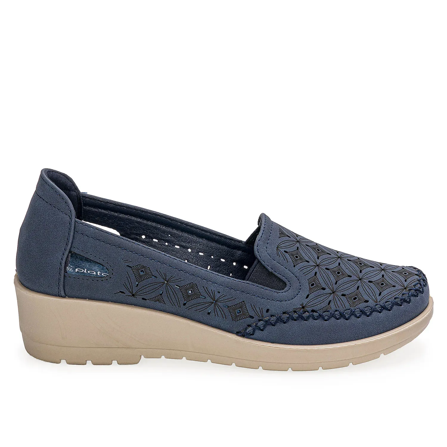 Calzado Platanitos Dama C Karina color azul | Platanitos
