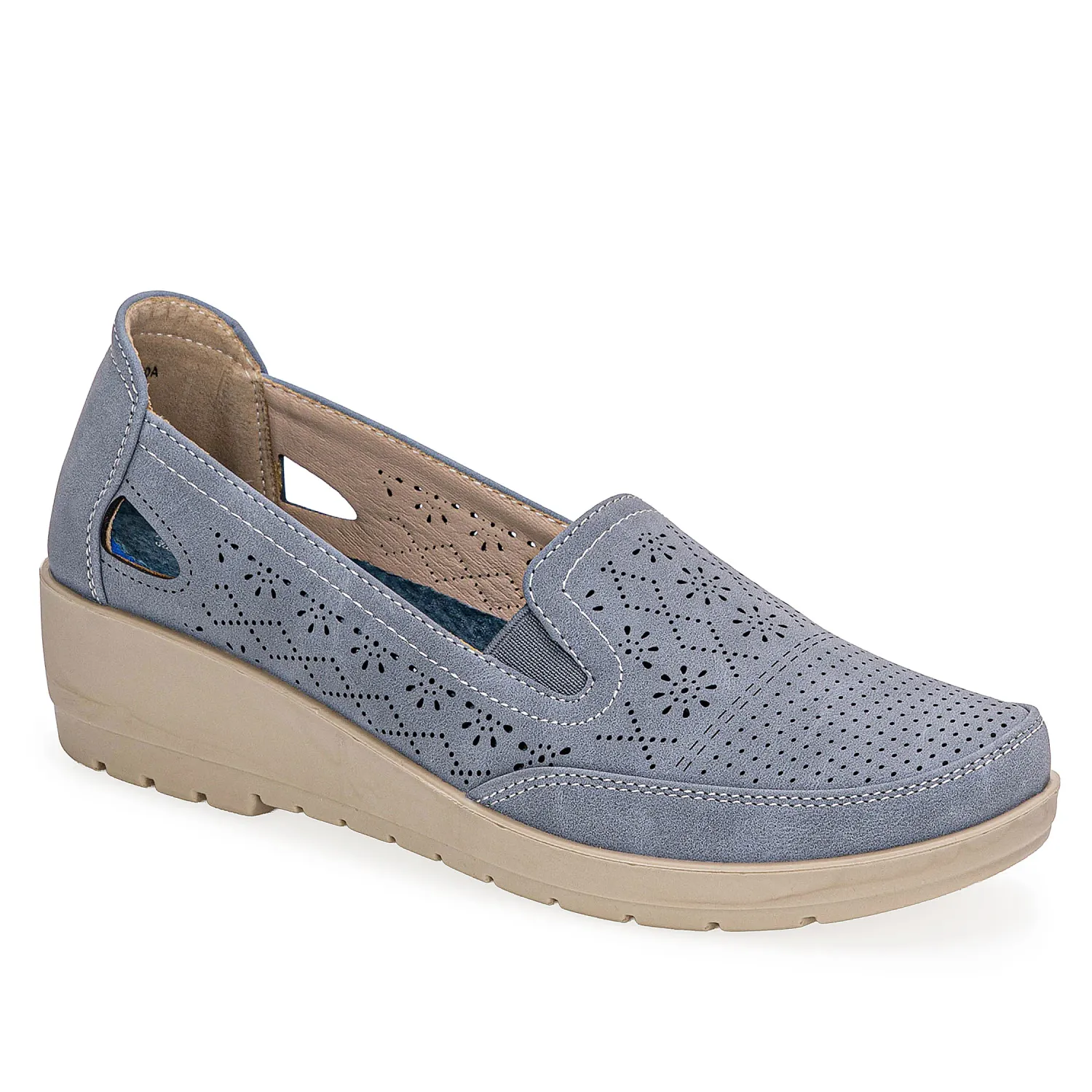 Calzado Platanitos Dama C Rosenda color celeste | Platanitos