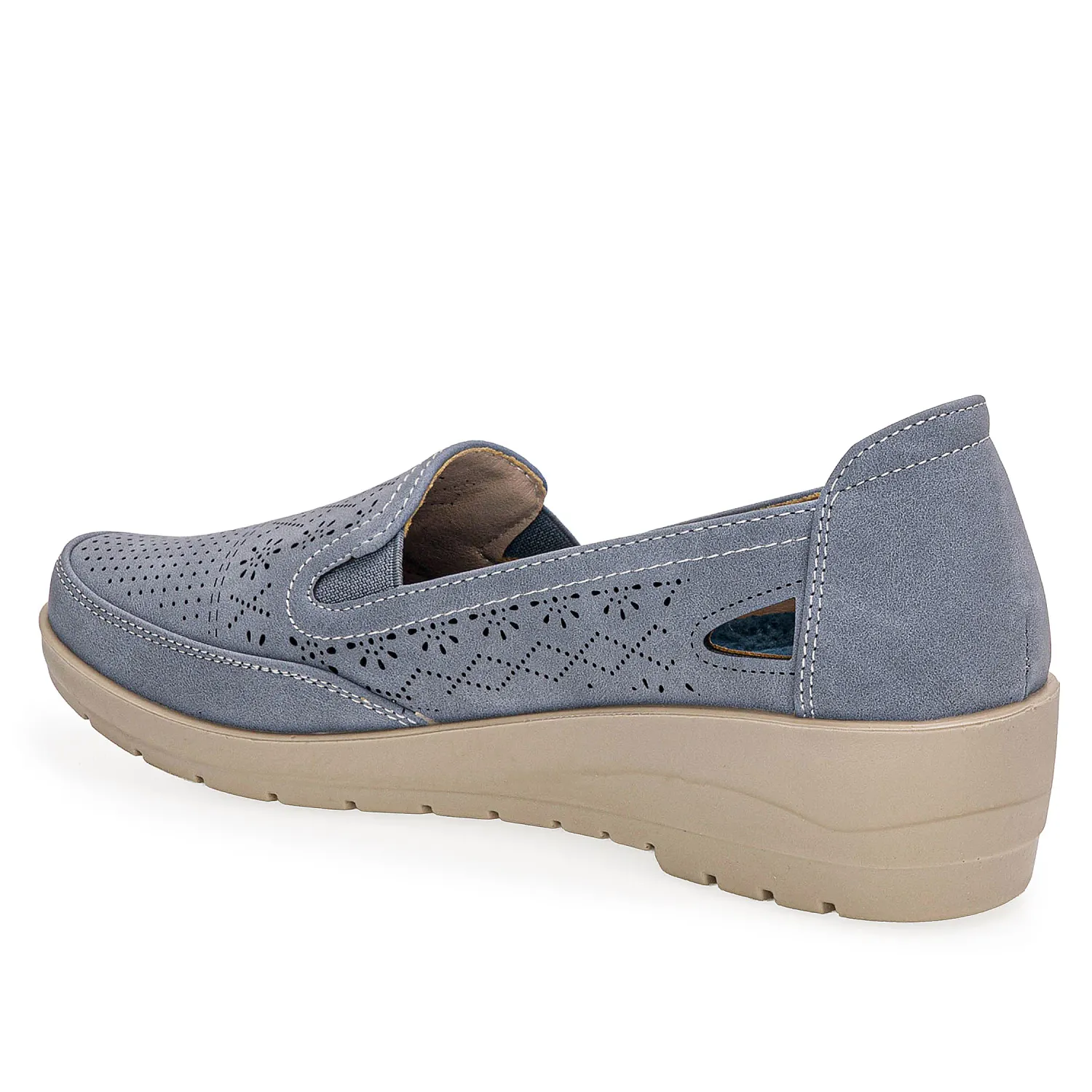 Calzado Platanitos Dama C Rosenda color celeste | Platanitos