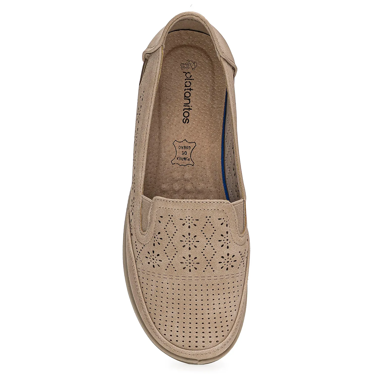 Calzado Platanitos Dama C Rosenda color marron claro | Platanitos