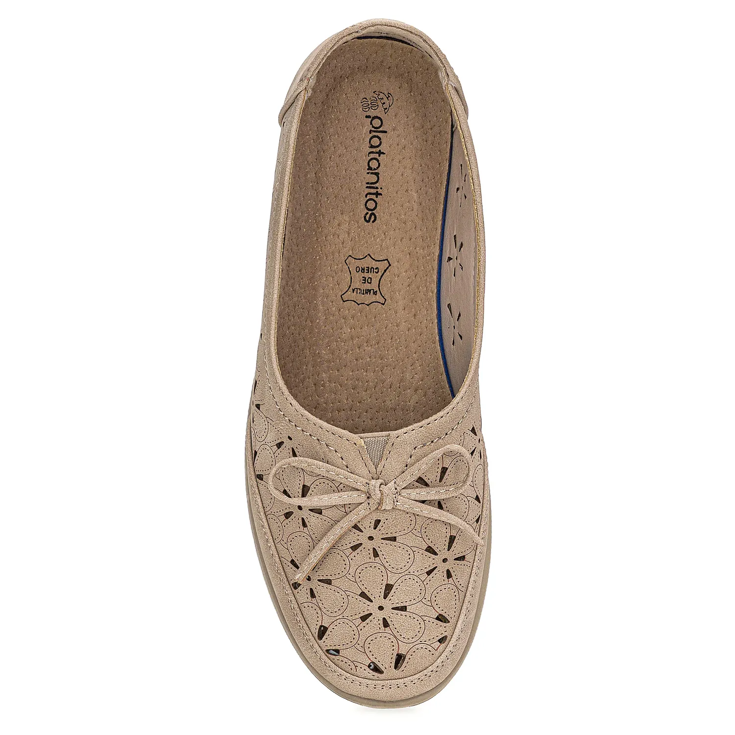 Calzado Platanitos Dama C Javiera color marron claro | Platanitos