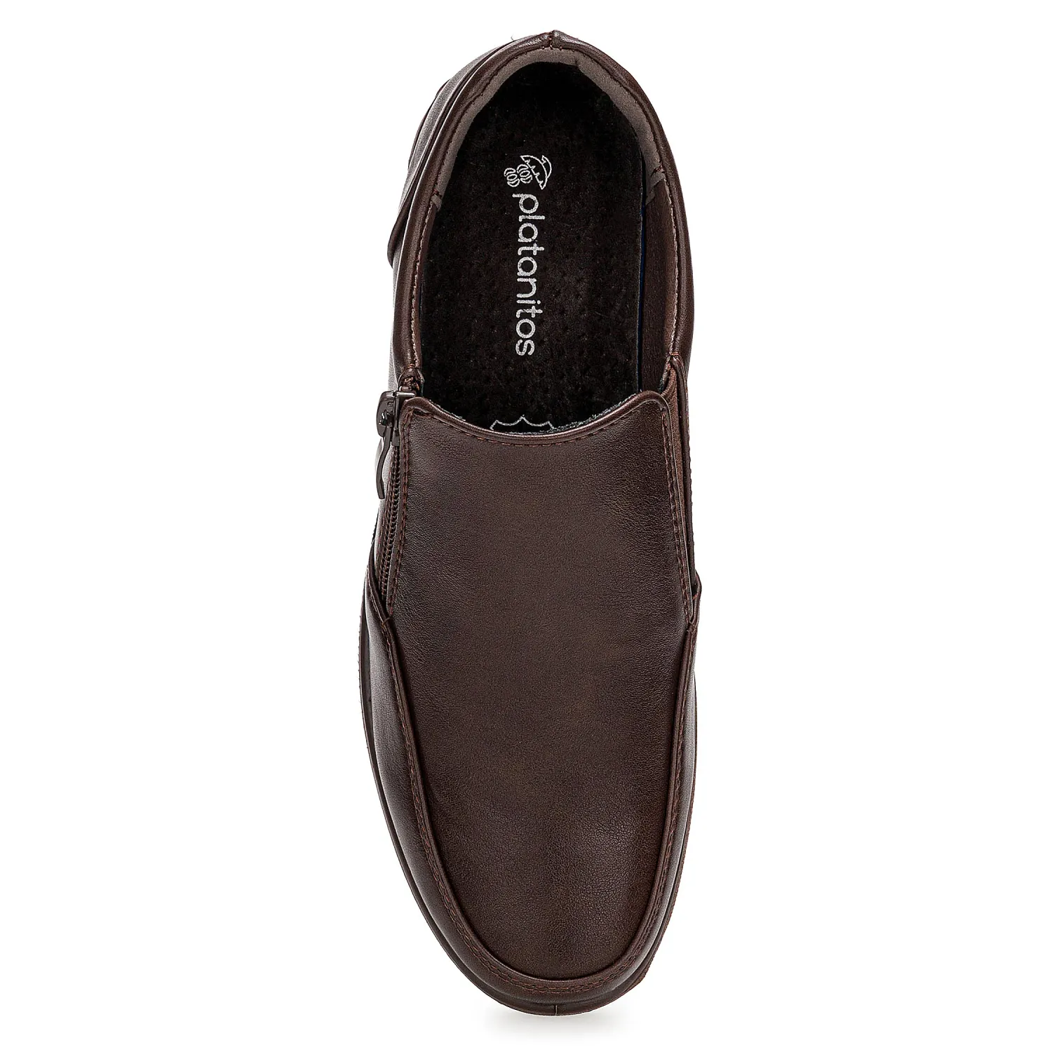 Calzado Platanitos Dama Cw Olivia color marron oscuro. | Platanitos