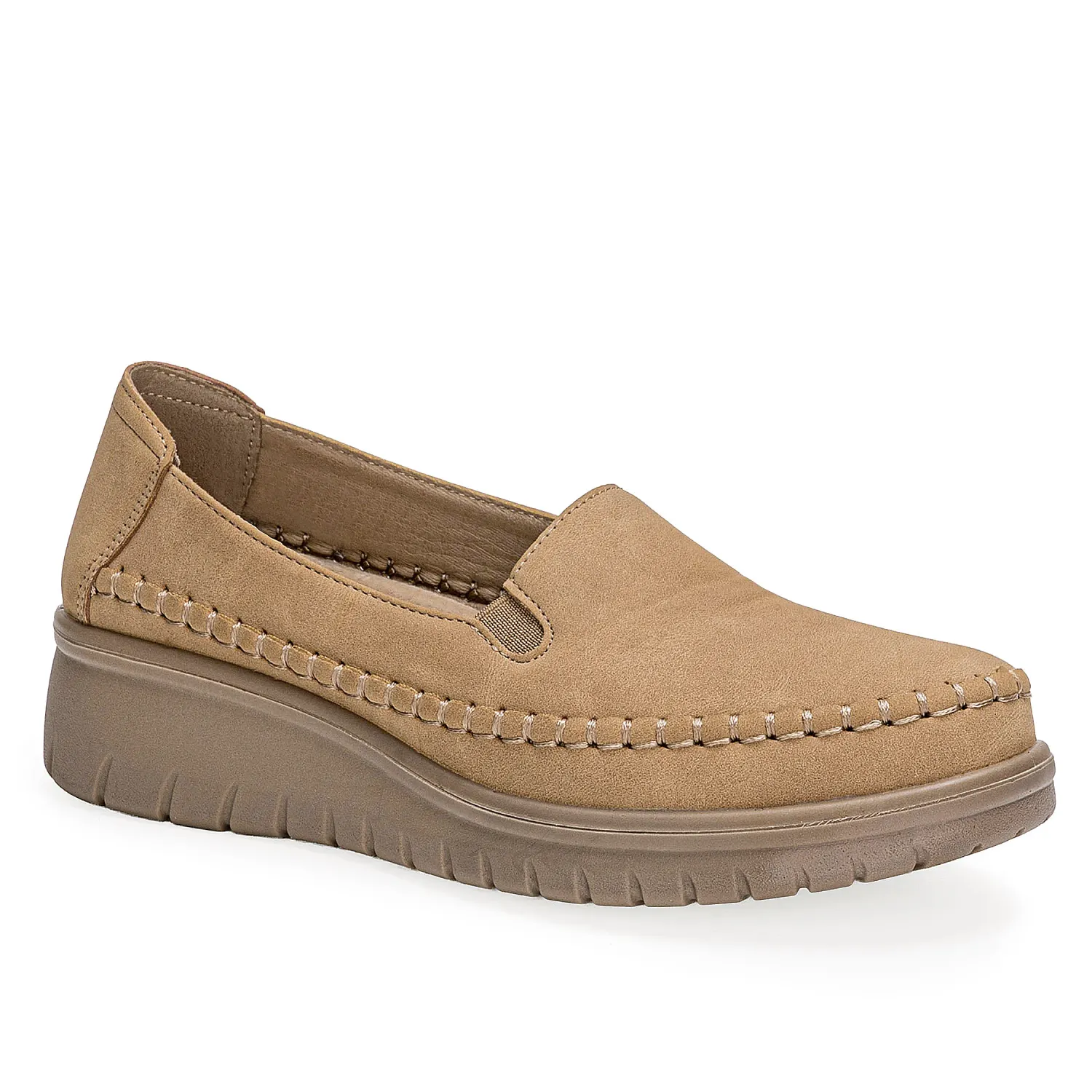 Calzado Platanitos Dama Ct Nora color marron claro | Platanitos