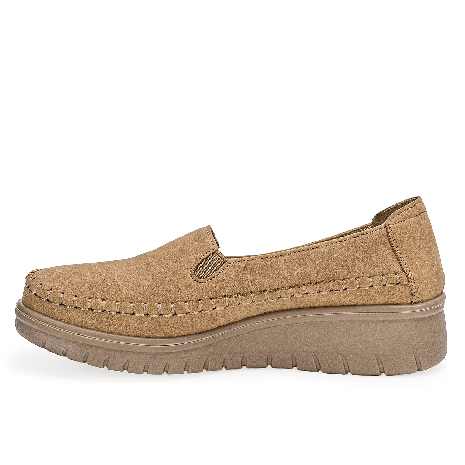 Calzado Platanitos Dama Ct Nora color marron claro | Platanitos