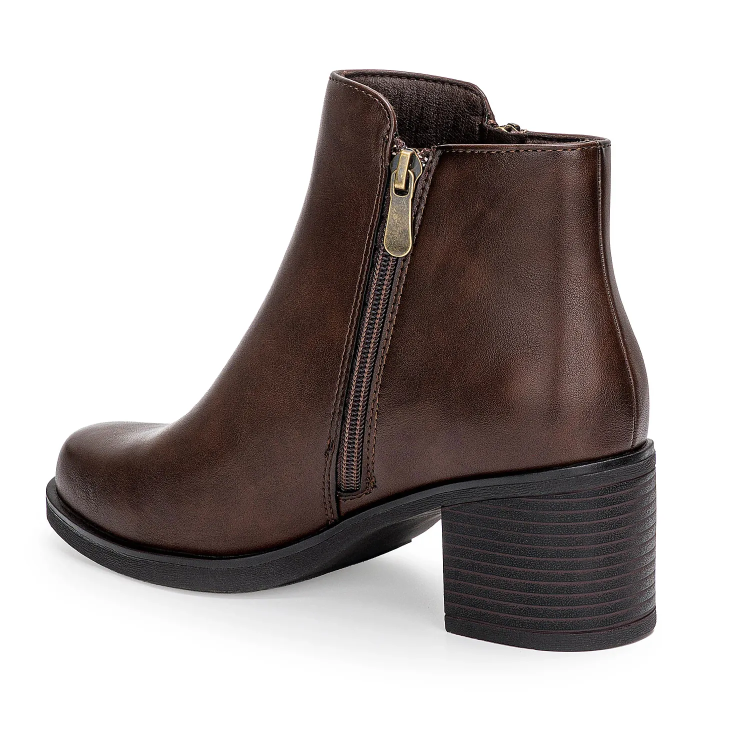 Botin Platanitos Dama Bt Magy color marron oscuro. | Platanitos
