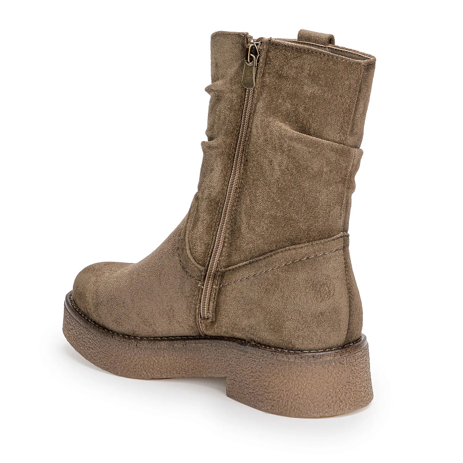 Botin Platanitos Dama Bt Zaida color kaki | Platanitos