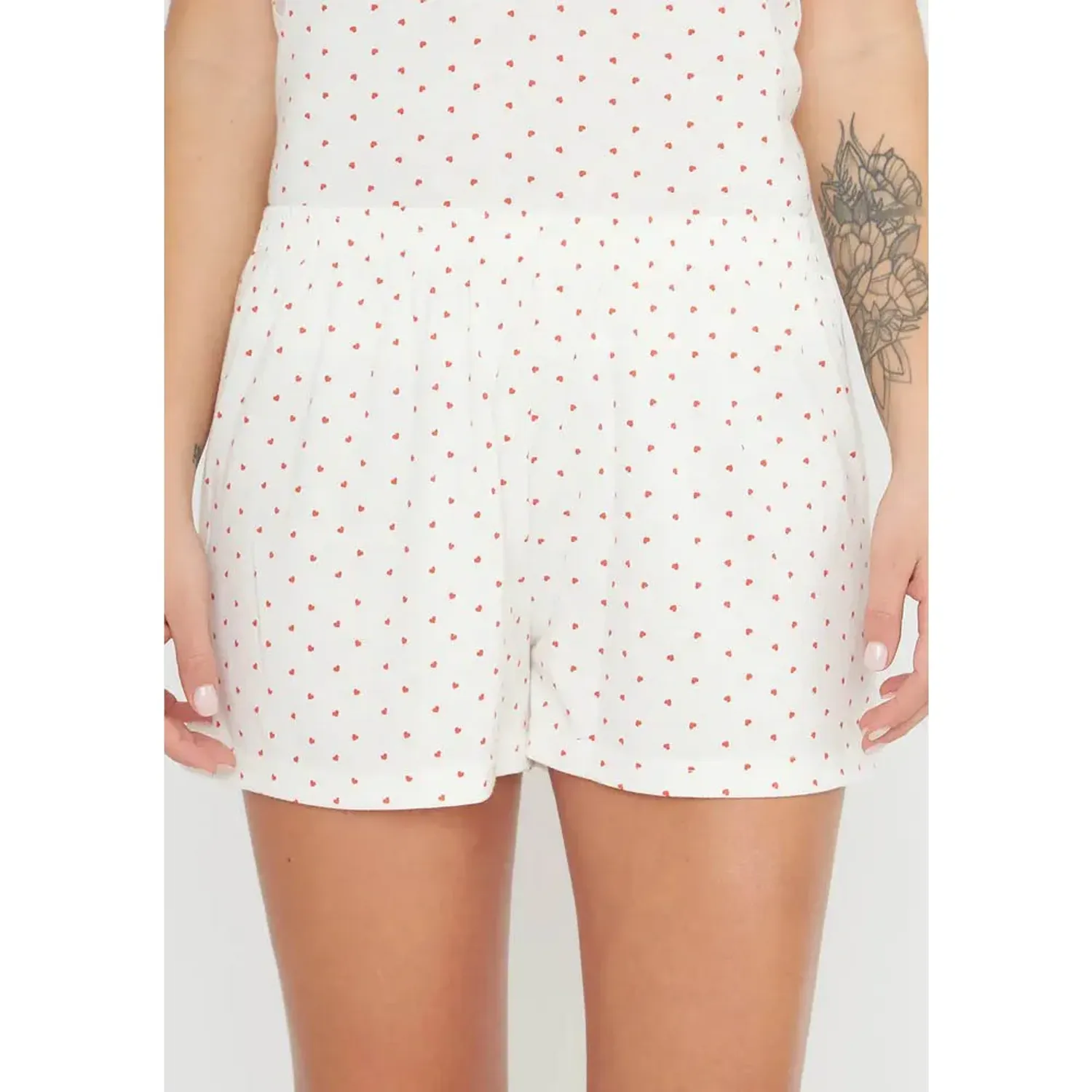 Pijama Kayser Short Mujer 70.1101-Mrf color marfil | Platanitos