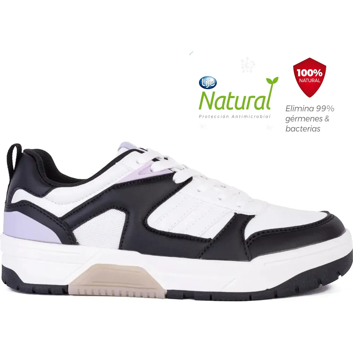 Zapatillas North Star Urbanas Mujer Drew color negro | Platanitos