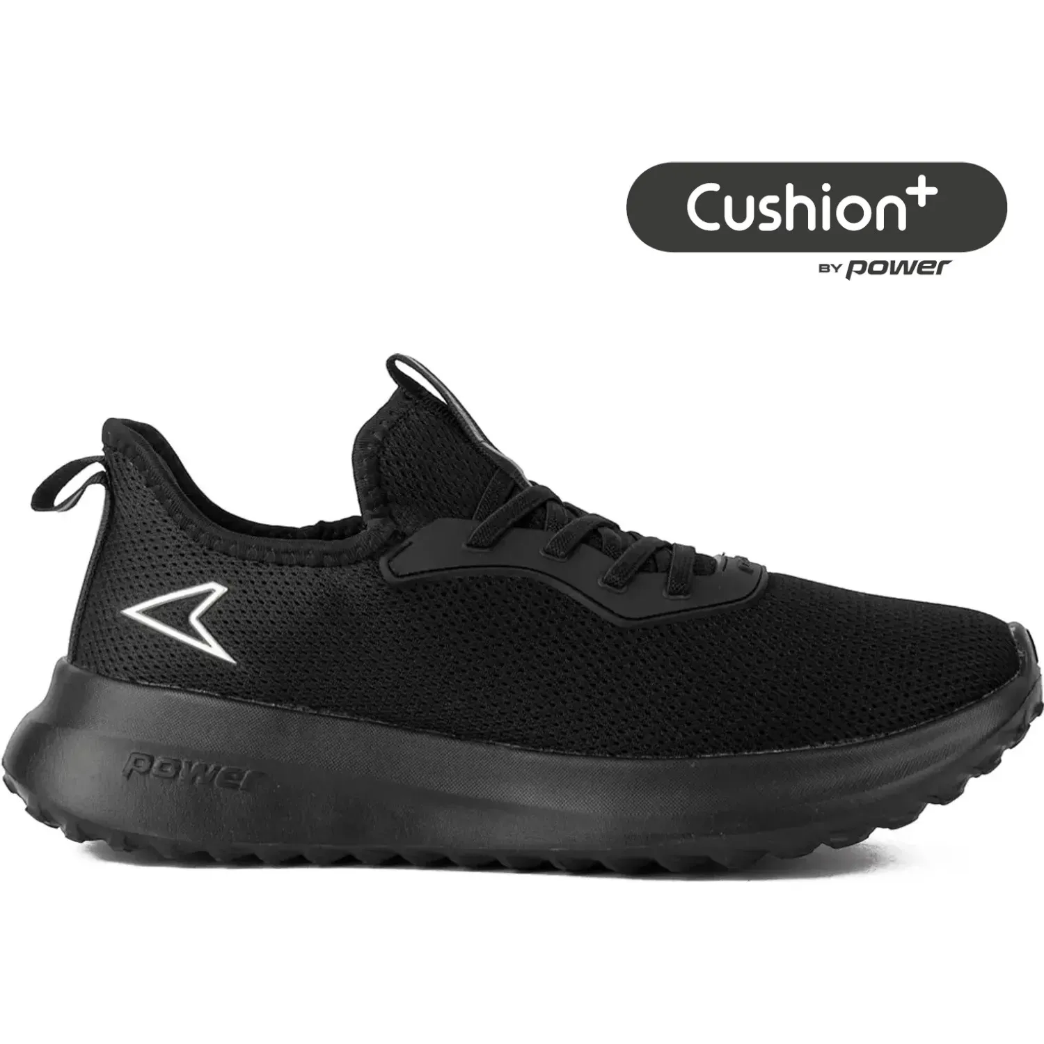 Zapatillas Power Running Mujer Prime Time color negro | Platanitos