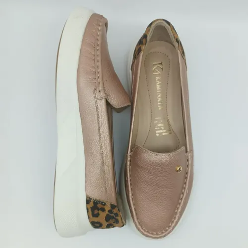 KAMINATA Mocasin Casual Mujer Cuero Km-2046