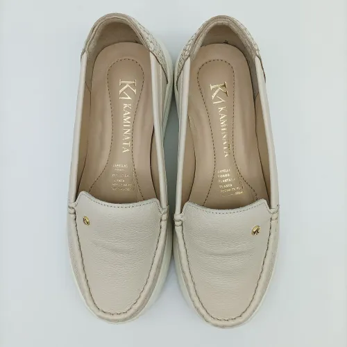 KAMINATA Mocasin Casual Mujer Cuero Km-2046