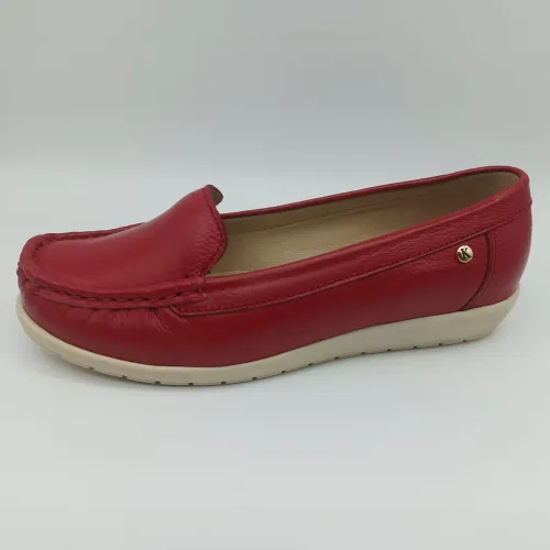 KAMINATA Rojo de Mujer modelo Mocasin Casual Mujer Cuero Kn-Vena rojos rojas roja mujer 2025092414054068406 Badana PU