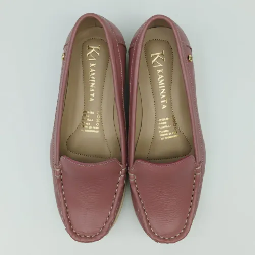 KAMINATA Mocasin Casual Mujer Cuero Kn-Vena