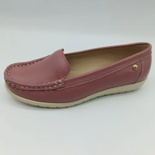 KAMINATA  de Mujer modelo Mocasin Casual Mujer Cuero Kn-Vena rosas mujer 2025092414054068433 Badana PU