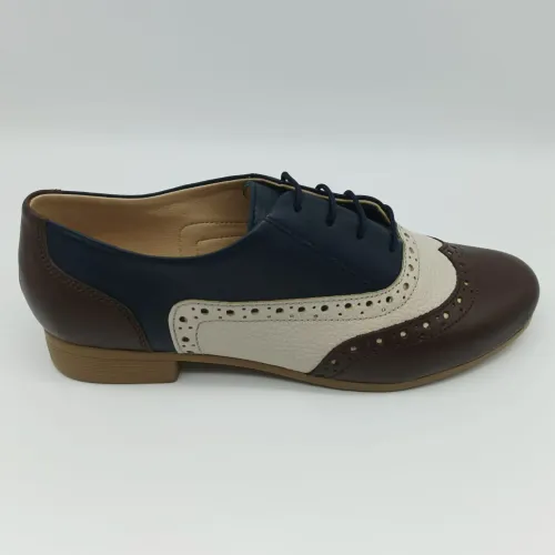 KAMINATA Azul de Mujer modelo Zapato Casual Mujer Cuero Km-01lar azules mujer 2025092414054068508 Badana Caucho