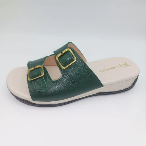 KAMINATA Verde de Mujer modelo Sandalia Casual Mujer Cuero Ks-Asiy verdes mujer 2025092414054068658 Badana PU