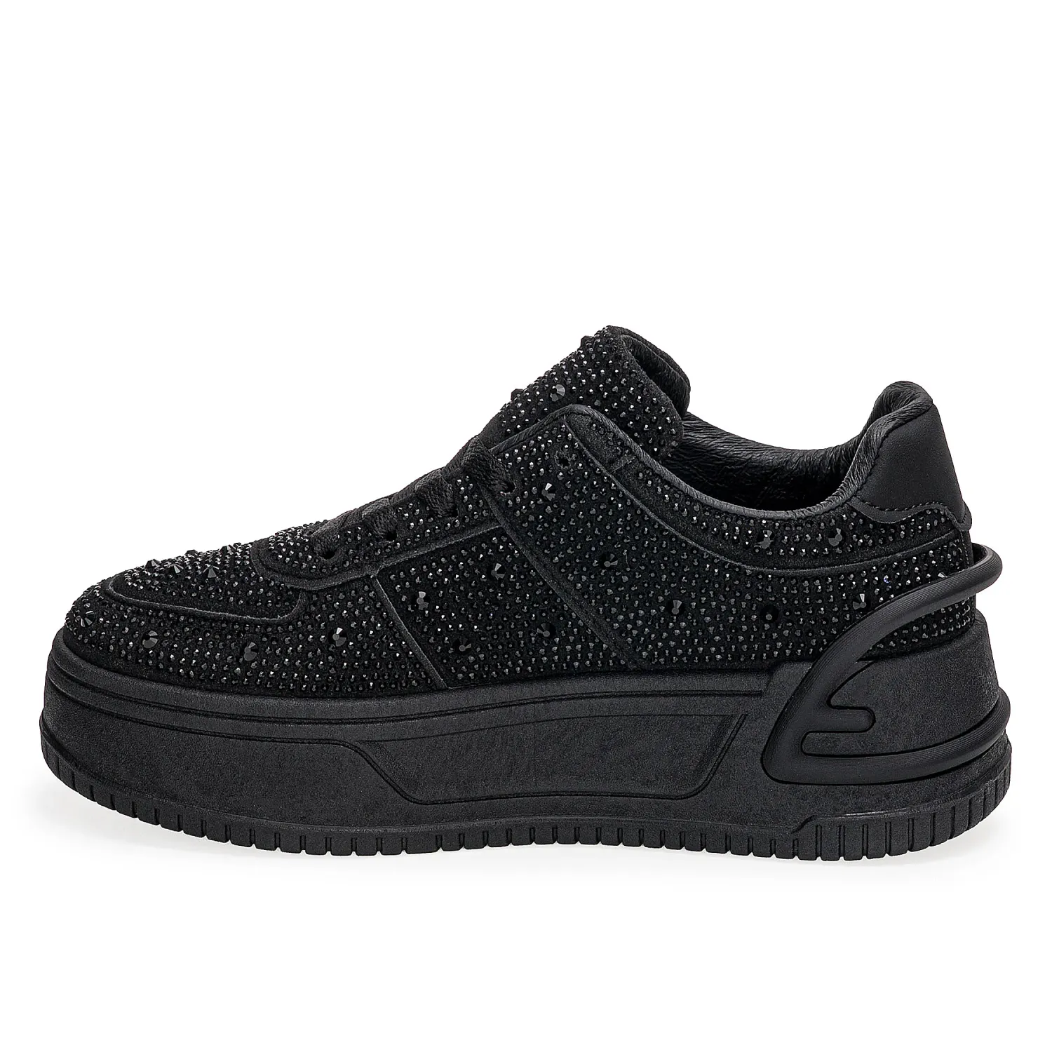 Zapatilla Just4U Dama Z Sammy color negro | Platanitos