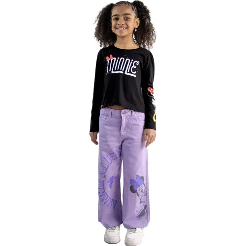 Minnie  de Niña modelo Pantalon Drill Niña Minnie Min-250 lilas niña 2025092420343555085  