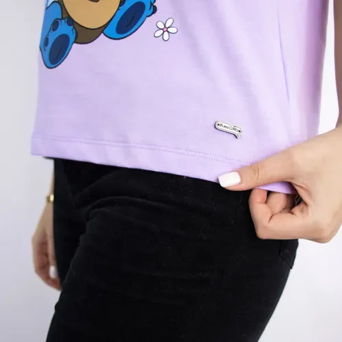STITCH Polo Manga Corta Mujer Stitch Lls-084