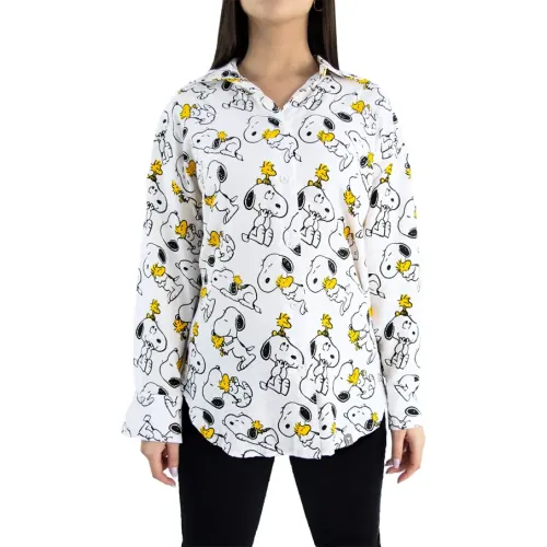 SNOOPY Blusa Manga Larga Mujer Snoopy Pea-002