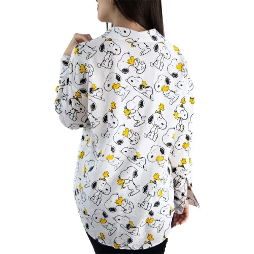 SNOOPY Blusa Manga Larga Mujer Snoopy Pea-002