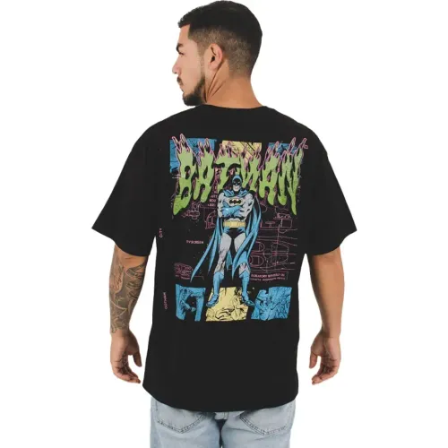 BATMAN Negro de Hombre modelo Polo Oversize Manga Corta Hombre Batman Dcb-161 negros hombre 2025092420343555385  