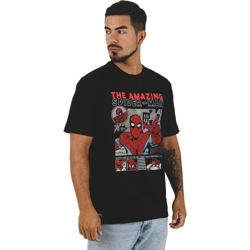 Spiderman Negro de Hombre modelo Polo Manga Corta Hombre Spiderman Mrv-034 negros hombre 2025092420343555469  