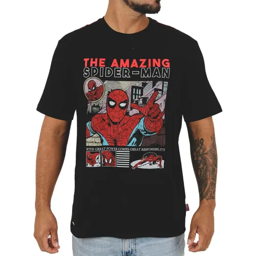 Spiderman Polo Manga Corta Hombre Spiderman Mrv-034