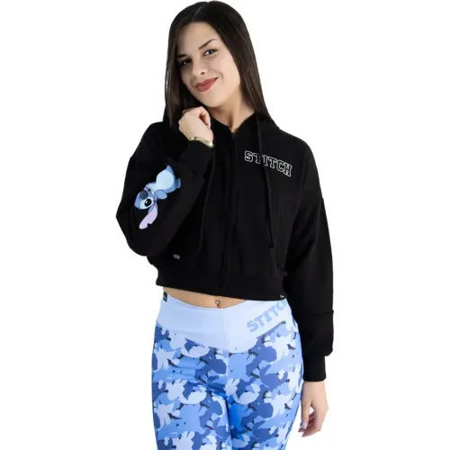 STITCH Negro de Mujer modelo Polera Crop Mujer Stitch Lls-078 negros mujer 2025092420343555595  