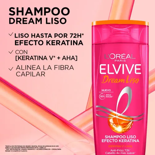 ELVIVE Shampoo Dream Liso 370 Ml