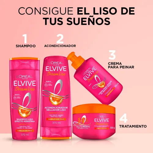 ELVIVE Shampoo Dream Liso 370 Ml