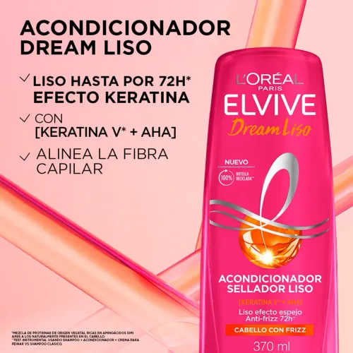 ELVIVE Acondicionador Dream Liso 680 Ml