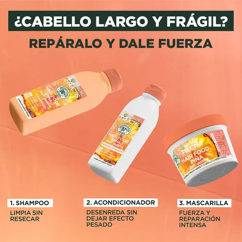 GARNIER FRUCTIS Mascarilla Hair Food Piña