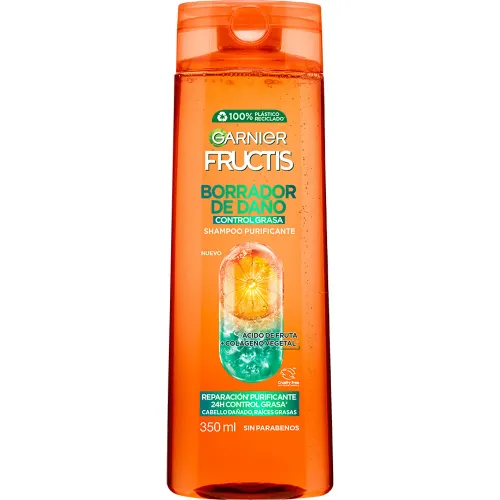 GARNIER FRUCTIS Shampoo Fructis Bdd Control Grasa 350 Ml
