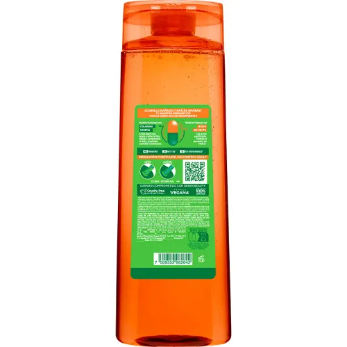 GARNIER FRUCTIS Shampoo Fructis Bdd Control Grasa 350 Ml