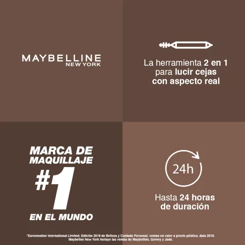 MAYBELLINE Máscara De Cejas Eye Studio Buld-A-Brow