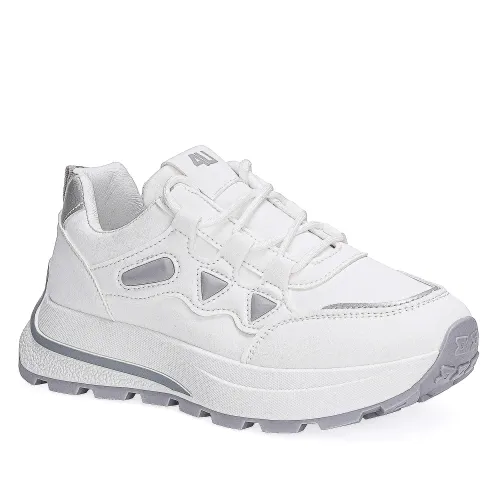 Just4u Blanco de Mujer modelo Zapatilla Dama Z Cally blancos plateados sintéticos mujer 2025092621304260444 Sintético Sintético