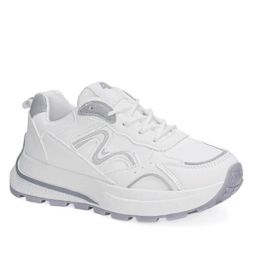 Just4u Blanco de Mujer modelo Zapatilla Dama Z Haley blancos grises sintéticos mujer 2025092621304260594 Sintético Sintético