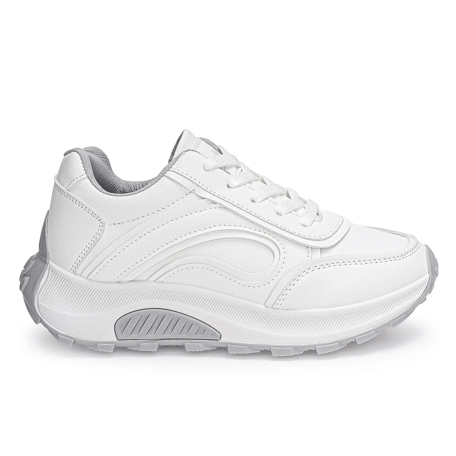 Zapatilla Just4U Dama Z Chiara color blanco | Platanitos