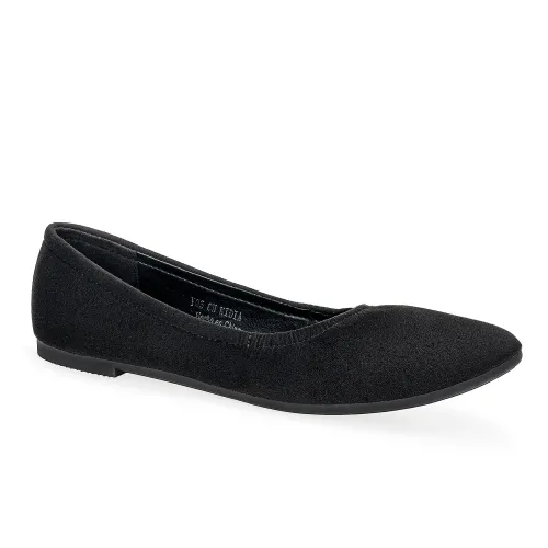 Platanitos Negro de Mujer modelo Calzado Dama Ch Nidia negros sintéticos mujer 2025092914365391873 Sintético Sintético