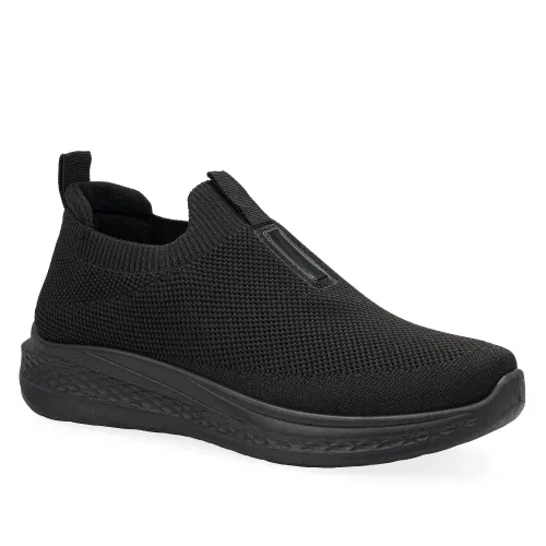 Zapatilla Just4U Caballero Zf Pepe color negro | Platanitos