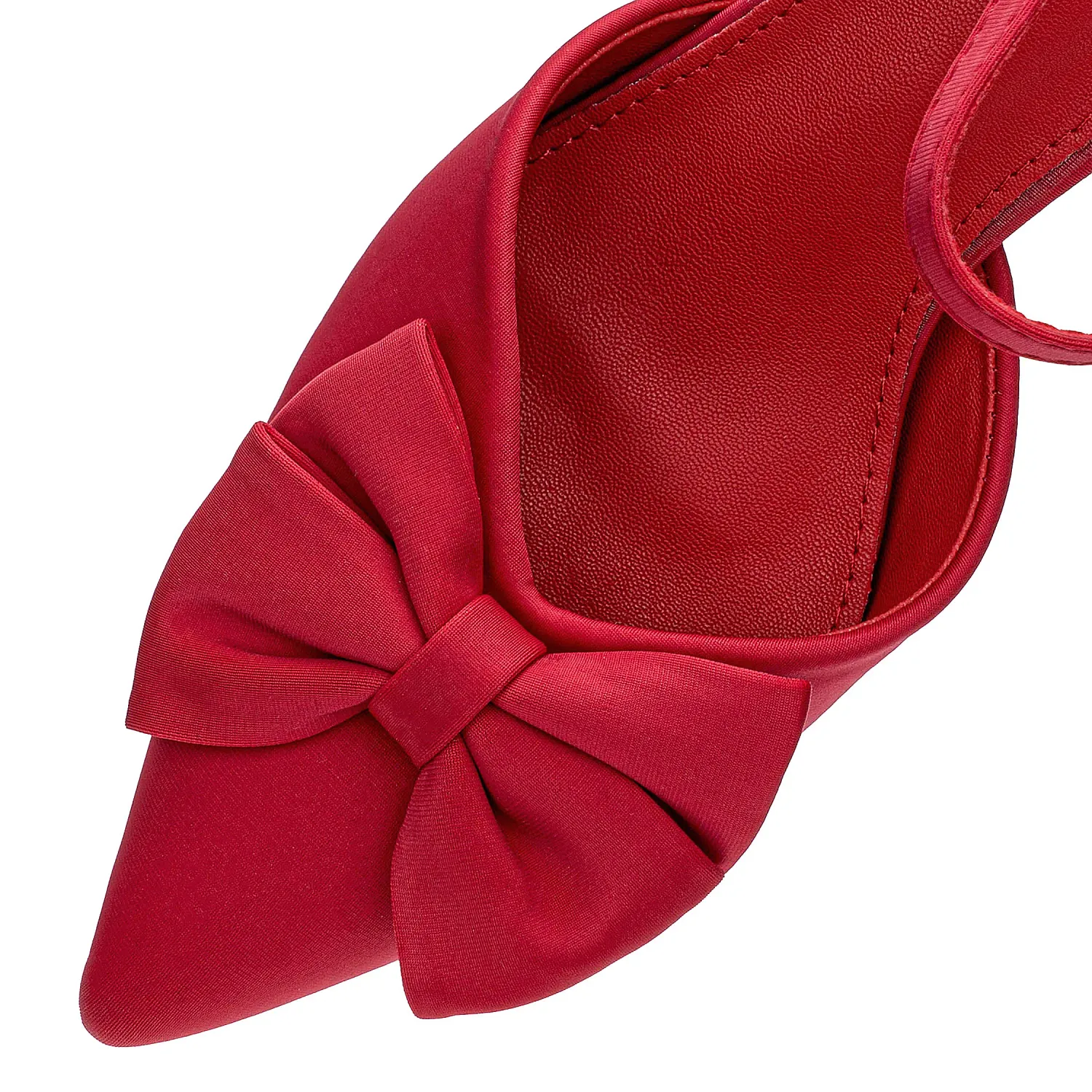 Platanitos Calzado Platanitos Vestir Dama Cv Silvia color rojo | Platanitos