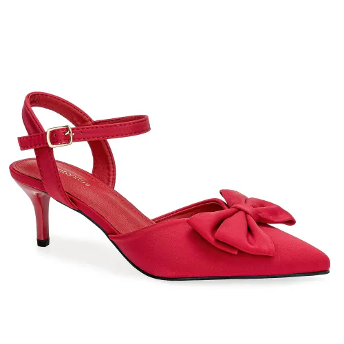 Platanitos Rojo de Mujer modelo Calzado Vestir Dama Cv Silvia rojos rojas roja sintéticos mujer 2025092920401217890 Sintético Sintético