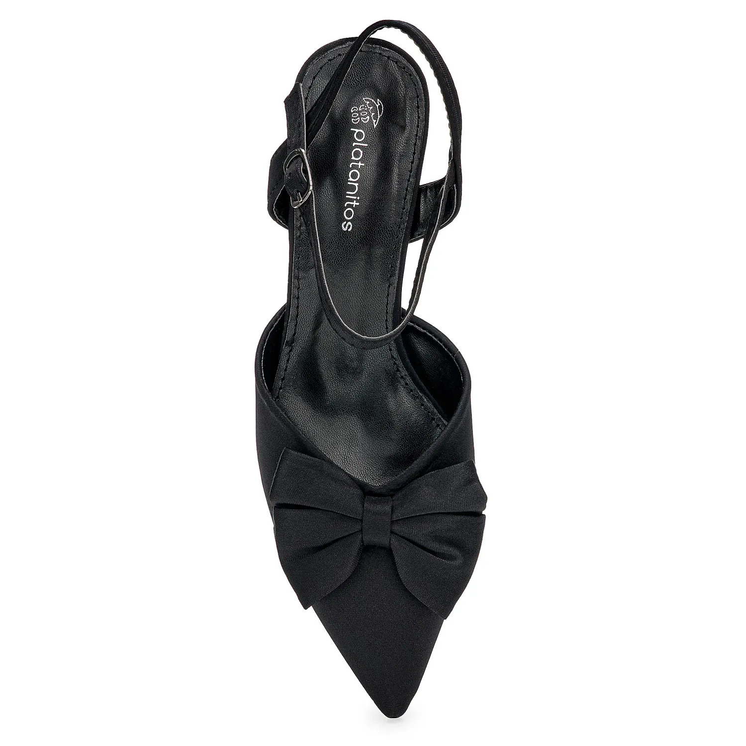 Platanitos Calzado Platanitos Vestir Dama Cv Silvia color negro | Platanitos