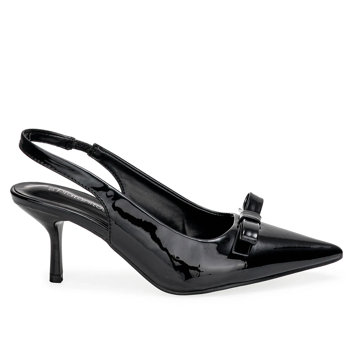 Platanitos Calzado Platanitos Vestir Dama Cv Liana color negro | Platanitos